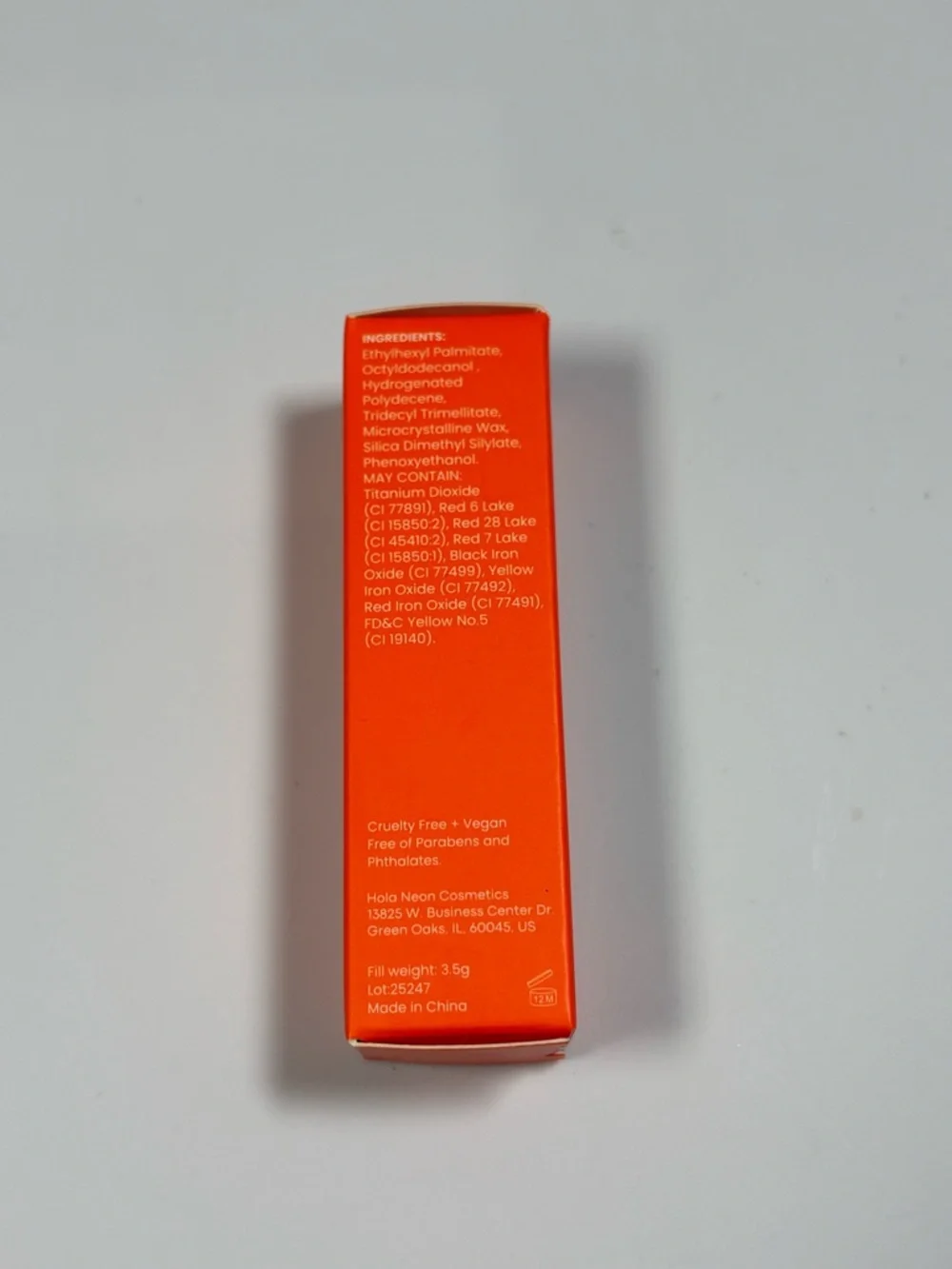 Hola Neon Lip Drip Tinted Lip Oil Gloss Me High Shine Hydrating New